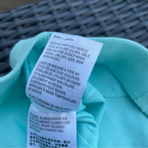 Style & Co Pull On Mid Rise Stretch Capri Pants in Aqua Size XL - Picture 10 of 10